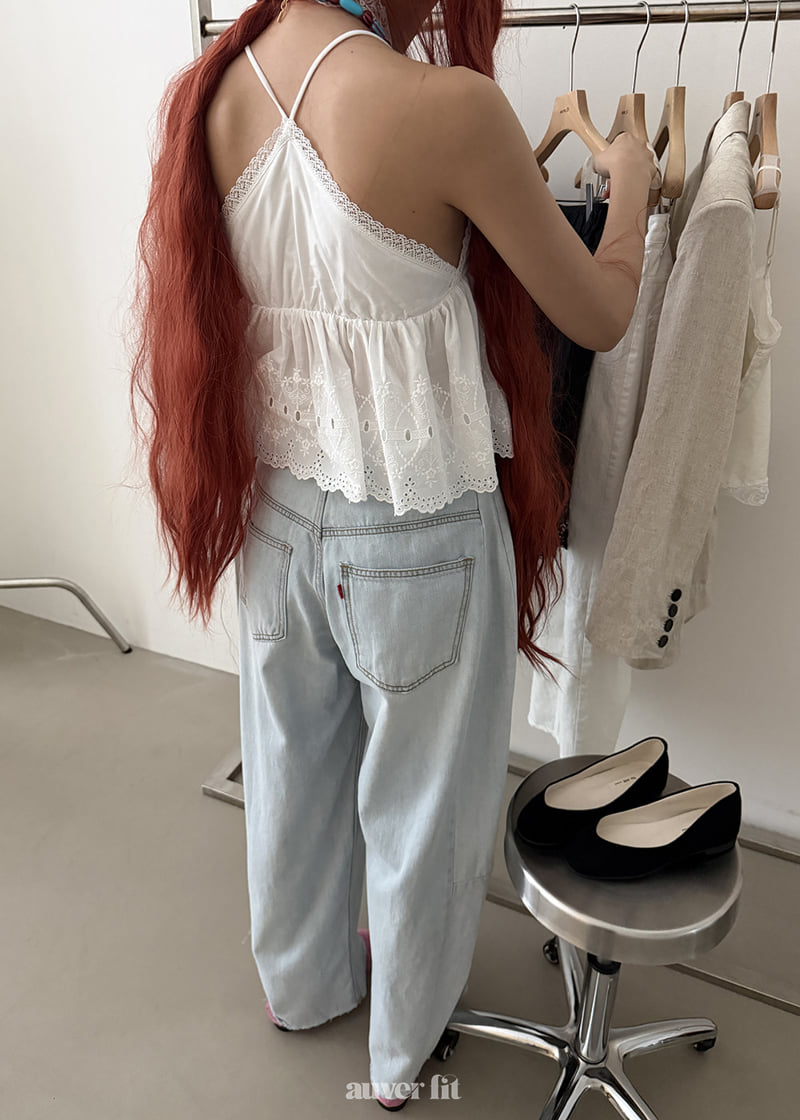Auver_Fit - Korean Women Fashion - #womensfashion - May Lace Top Sleeveless - 4