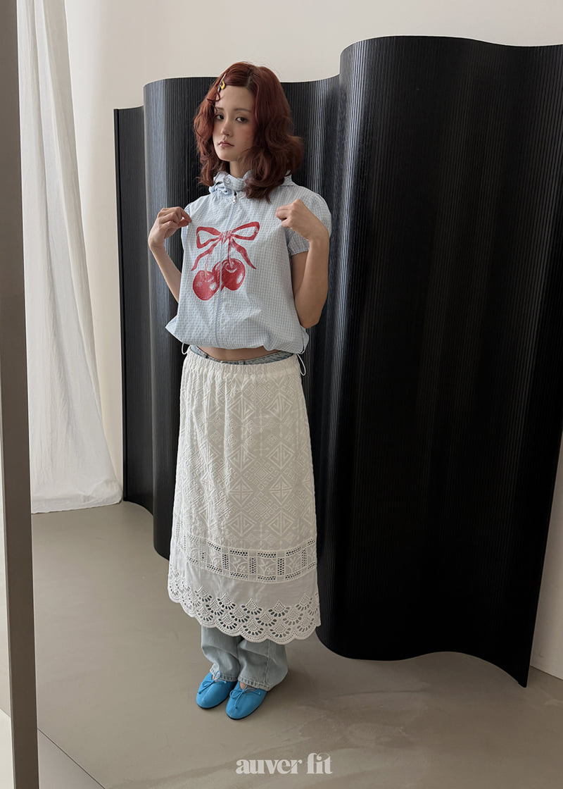 Auver_Fit - Korean Women Fashion - #momslook - Tiered Lace Skirt