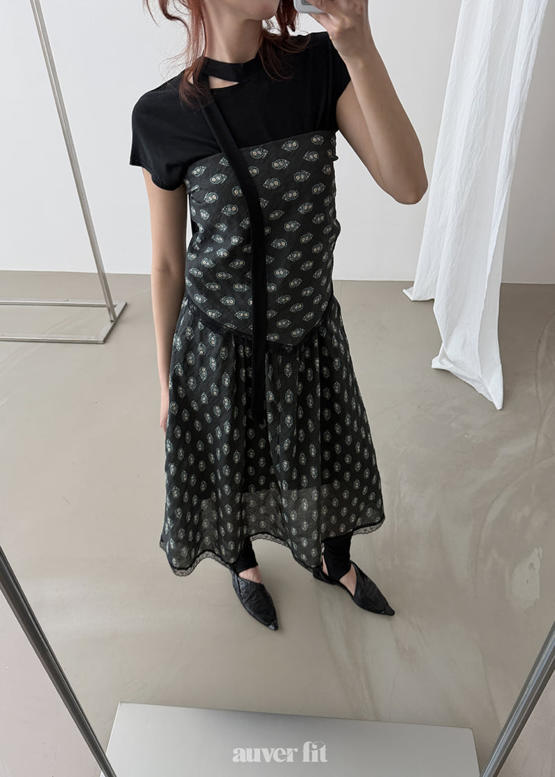 Auver_Fit - Korean Women Fashion - #momslook - Dali Scarf Skirt - 10