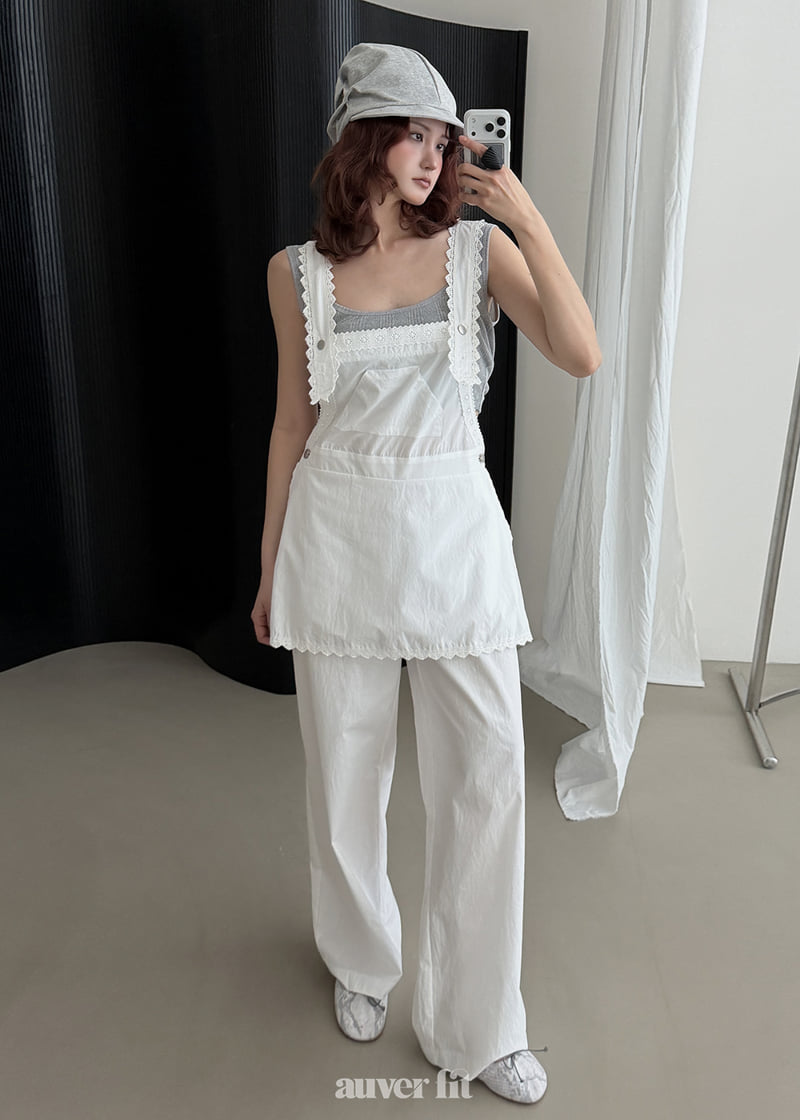 Auver_Fit - Korean Women Fashion - #momslook - Overall One-Piece Pants - 8