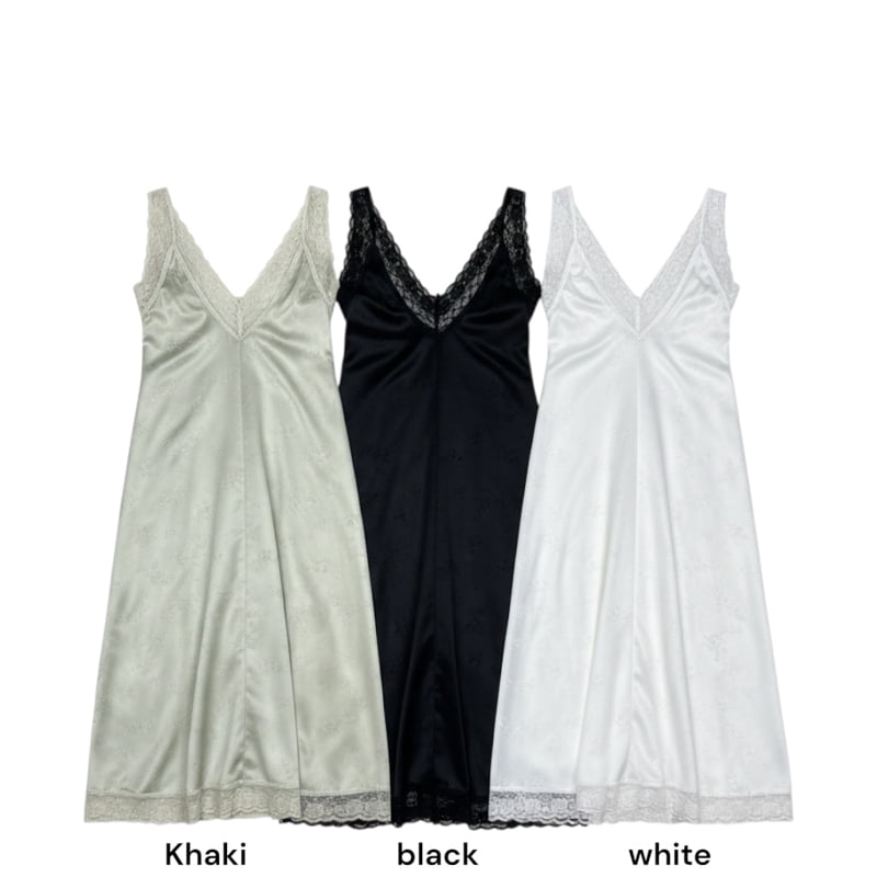 Auver_Fit - Korean Women Fashion - #momslook - Slip Long One-piece - 12
