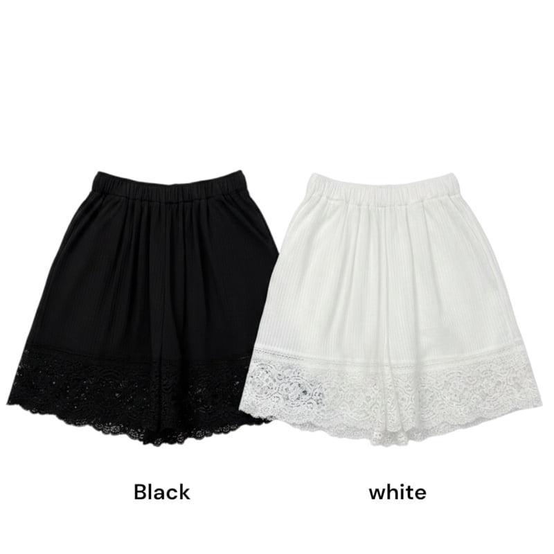 Auver_Fit - Korean Women Fashion - #pursuepretty - Lace Pajama Shorts - 12
