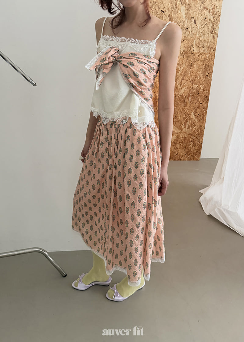 Auver_Fit - Korean Women Fashion - #vintagekidsstyle - Dali Scarf Skirt - 4