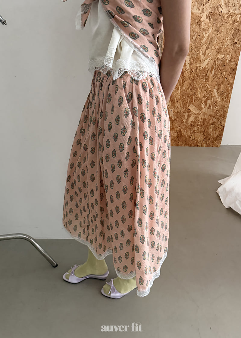 Auver_Fit - Korean Women Fashion - #restrostyle - Dali Scarf Skirt - 5