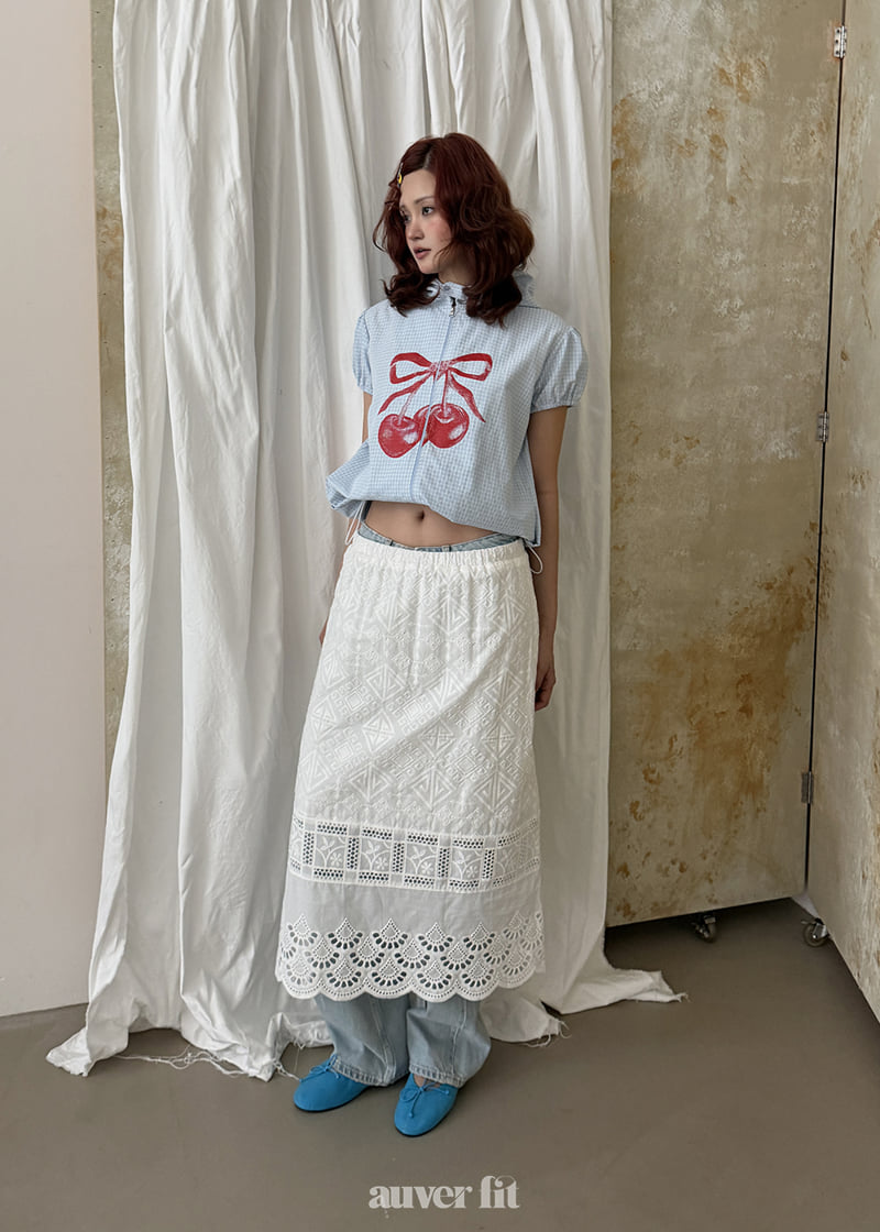Auver_Fit - Korean Women Fashion - #romanticstyle - Tiered Lace Skirt - 7