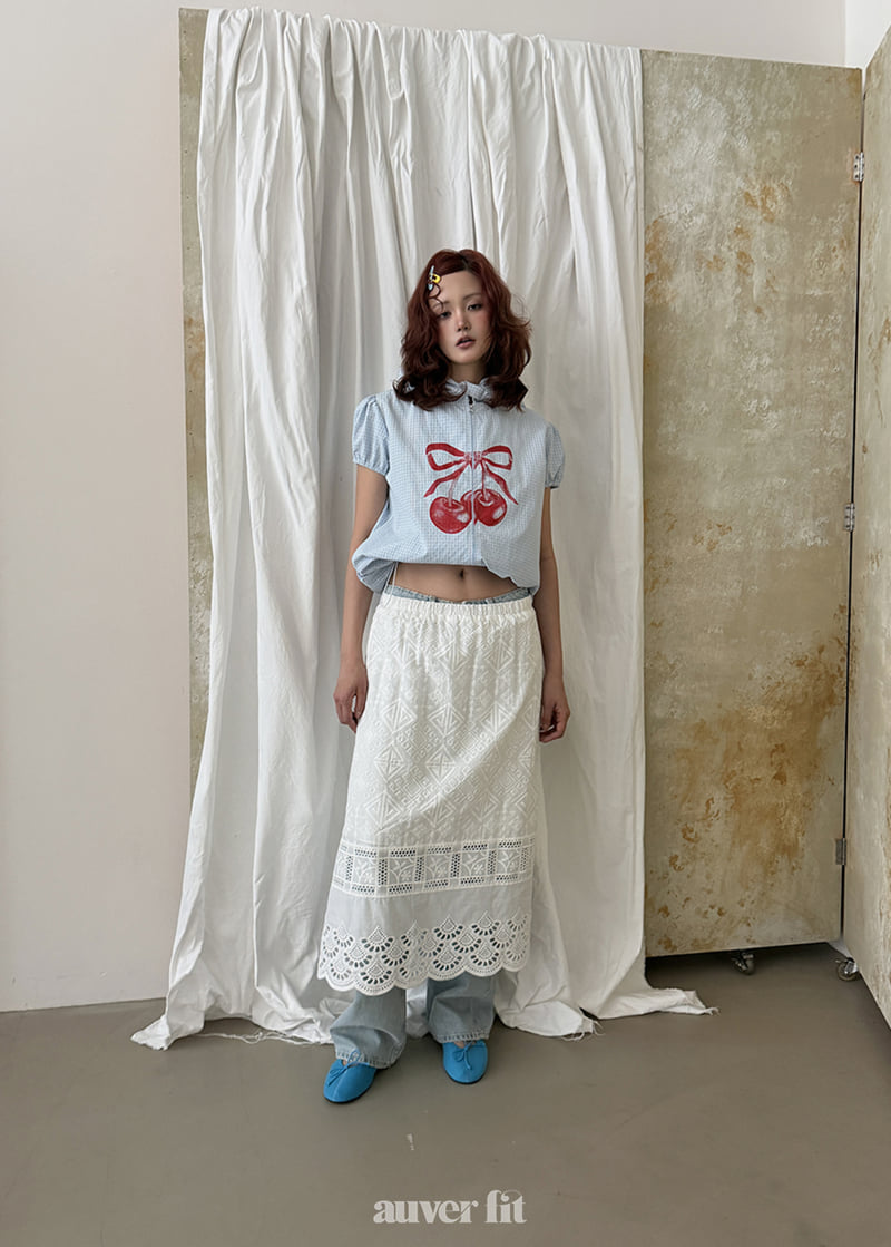 Auver_Fit - Korean Women Fashion - #shopsmall - Tiered Lace Skirt - 8