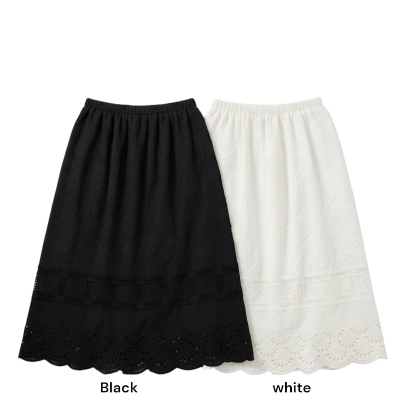Auver_Fit - Korean Women Fashion - #thatsdarling - Tiered Lace Skirt - 9