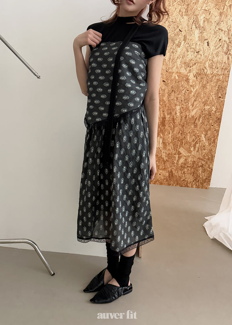 Auver_Fit - Korean Women Fashion - #thatsdarling - Dali Scarf Skirt - 8