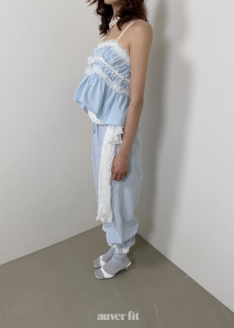 Auver_Fit - Korean Women Fashion - #thelittlethings - Pajama Frill Pants - 2