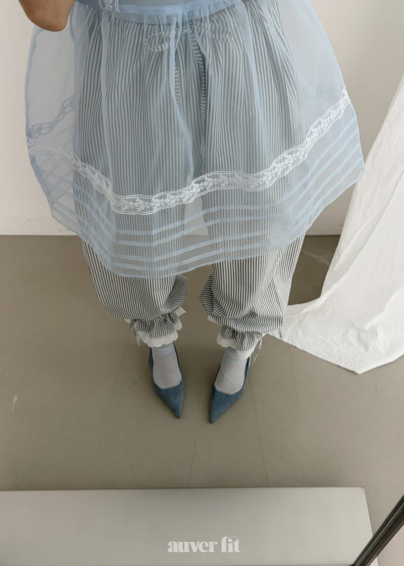 Auver_Fit - Korean Women Fashion - #womensfashion - Pajama Frill Pants - 10
