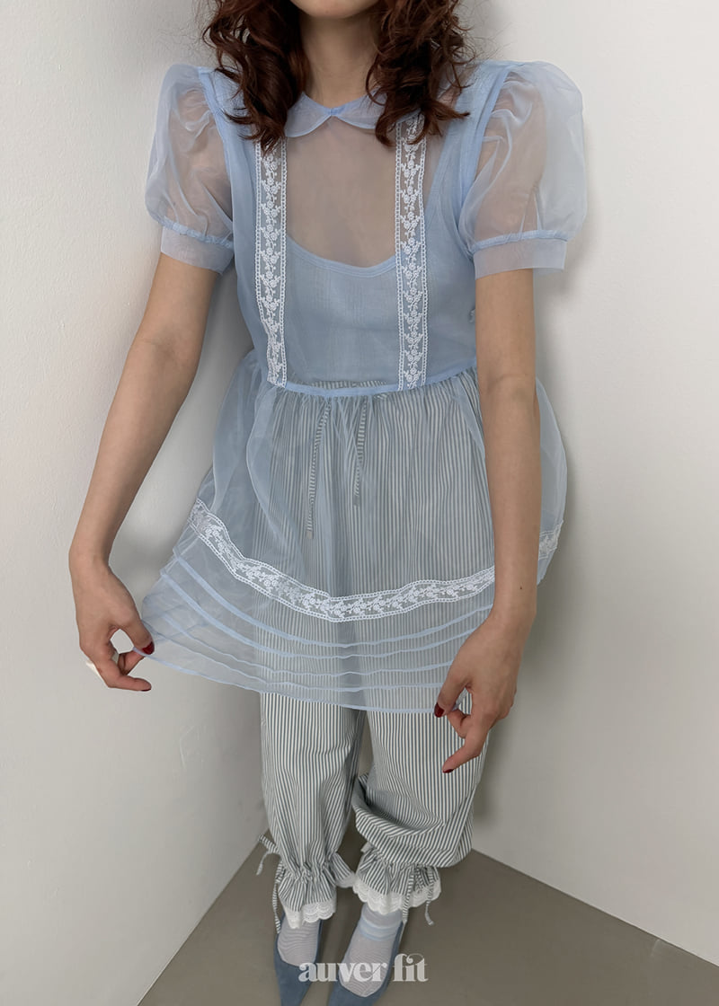 Auver_Fit - Korean Women Fashion - #womensfashion - Pajama Frill Pants - 8