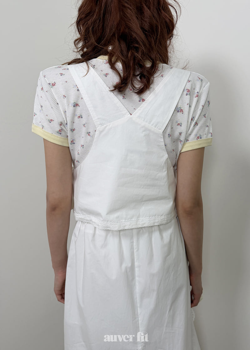 Auver_Fit - Korean Women Fashion - #womensfashion - Apron Overall Sleeveless Top - 3