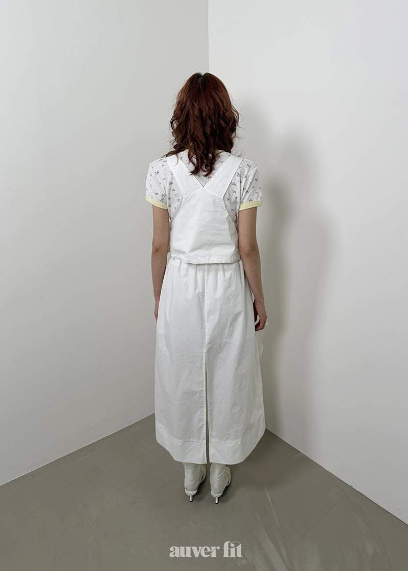 Auver_Fit - Korean Women Fashion - #womensfashion - Apron Long Skirt - 3