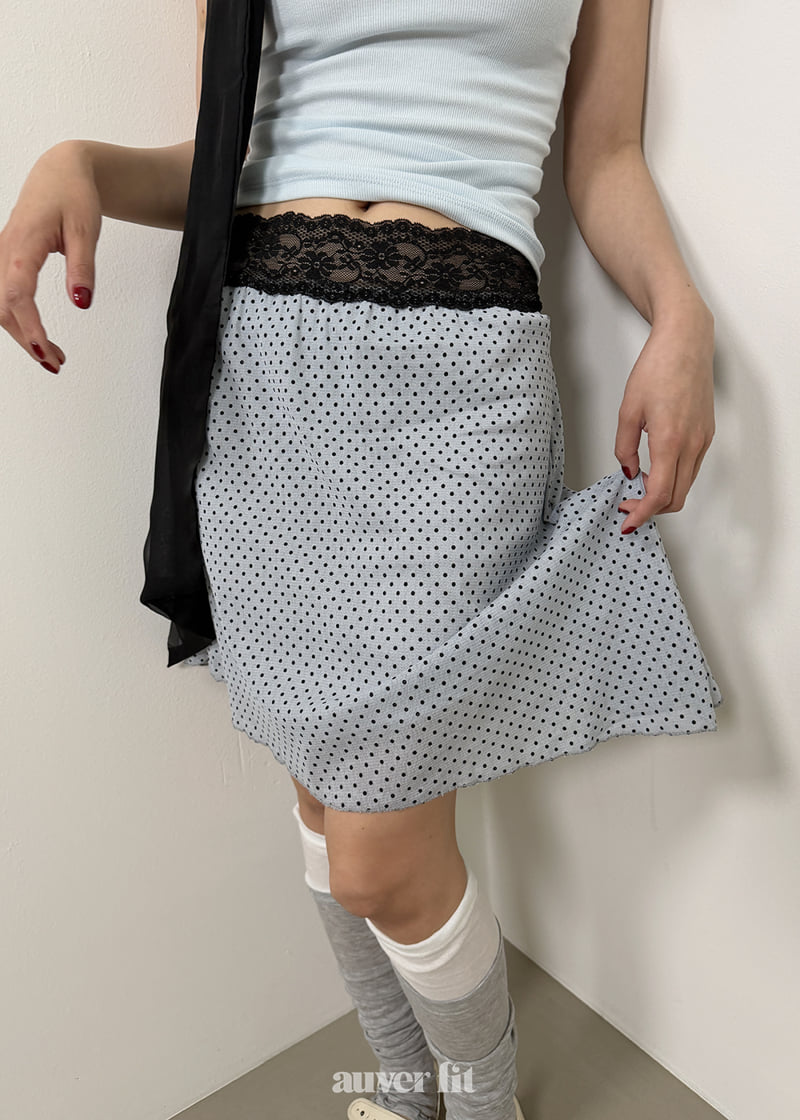 Auver_Fit - Korean Women Fashion - #womensfashion - Under Dot Skirt - 8