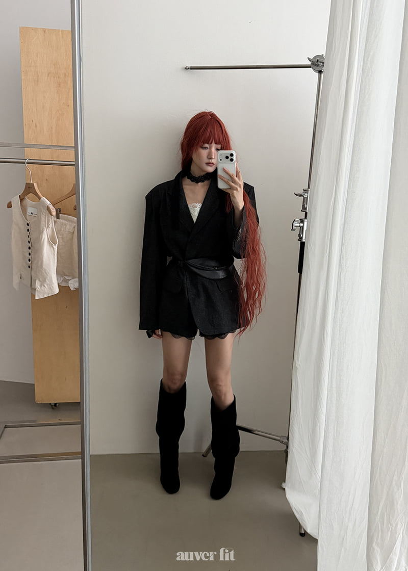 Auver_Fit - Korean Women Fashion - #momslook - Summer Linen Jacket - 4