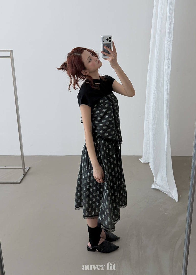 Auver_Fit - Korean Women Fashion - #womensfashion - Dali Scarf Skirt - 11