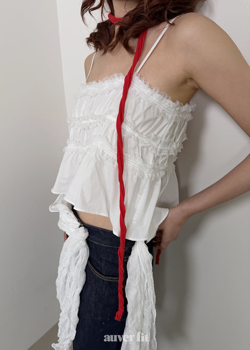 Auver_Fit - Korean Women Fashion - #womensfashion - Pajama Slip Sleeveless Top - 10