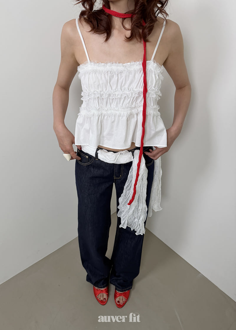 Auver_Fit - Korean Women Fashion - #womensfashion - Pajama Slip Sleeveless Top - 8
