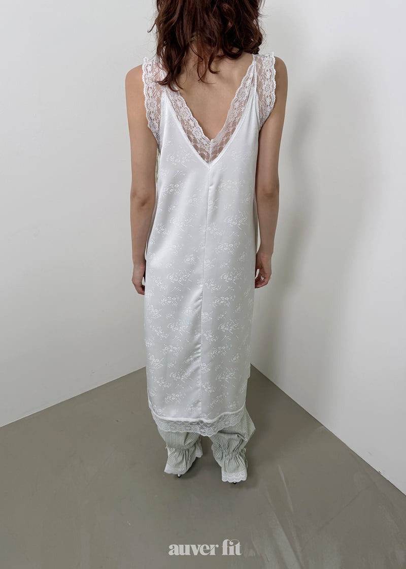 Auver_Fit - Korean Women Fashion - #womensfashion - Slip Long One-piece - 11