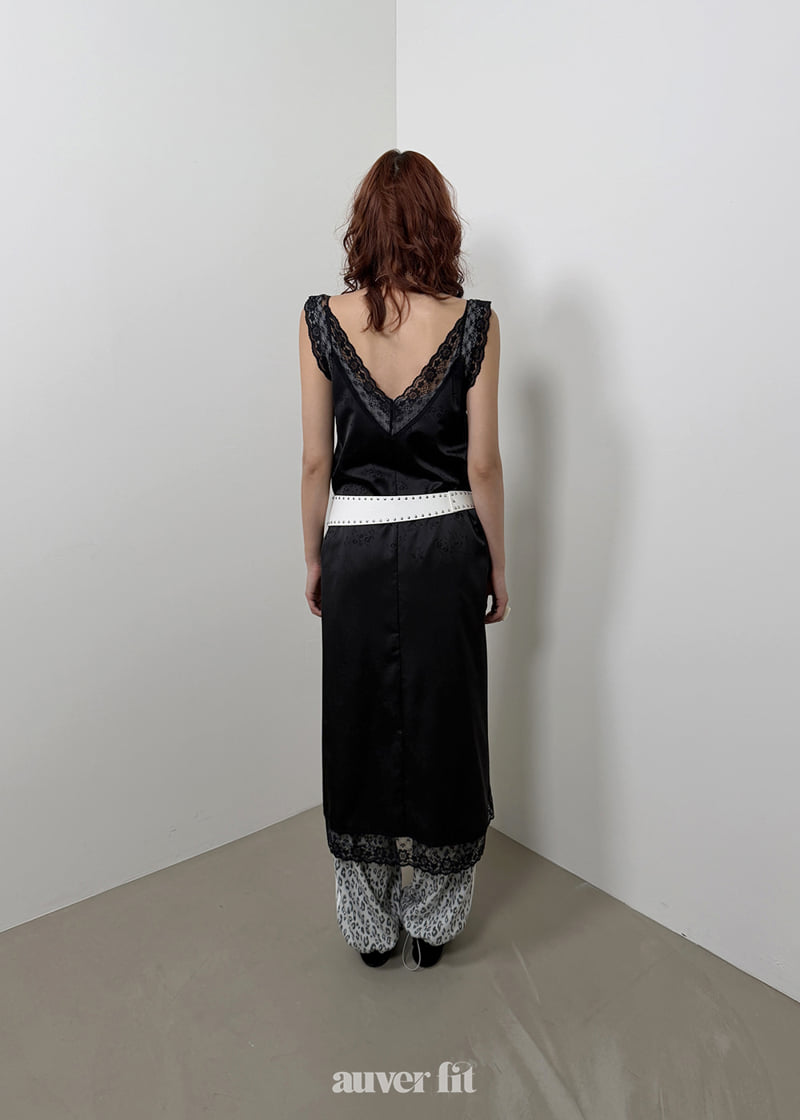Auver_Fit - Korean Women Fashion - #womensfashion - Slip Long One-piece - 5