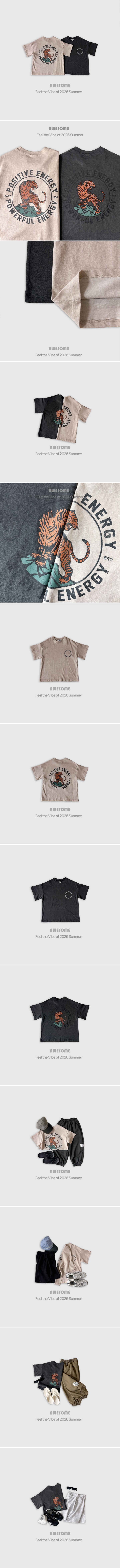 Awesome Bebe - Korean Children Fashion - #childrensboutique - Circle Tiger Tee