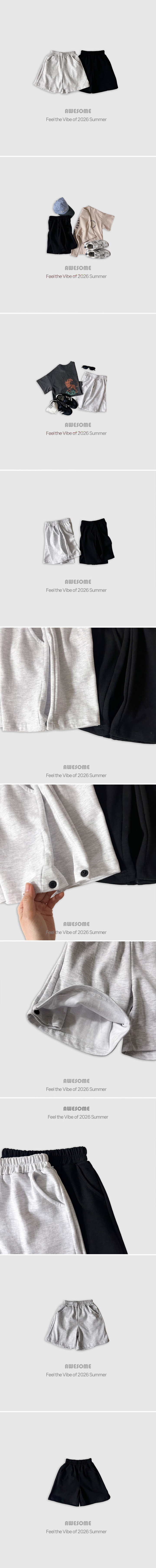 Awesome Bebe - Korean Children Fashion - #stylishchildhood - Button Pleated Bermuda Pants