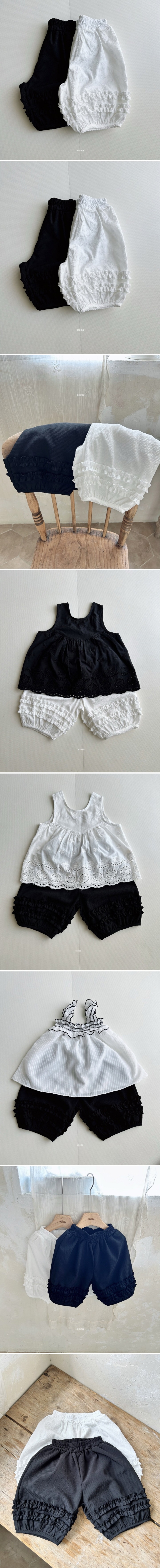 Azalea - Korean Children Fashion - #littlefashionista - Marine Seersucker Pants - 2