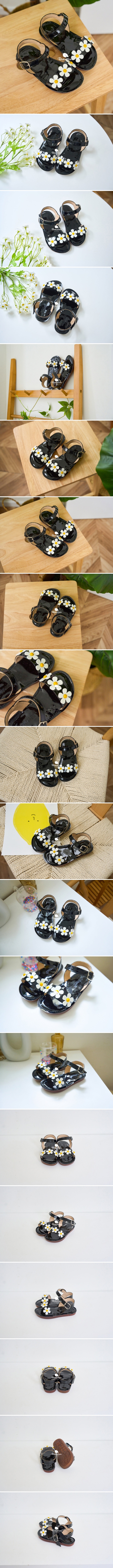 Babyzzam - Korean Children Fashion - #Kfashion4kids - Flower Jelly Sandals