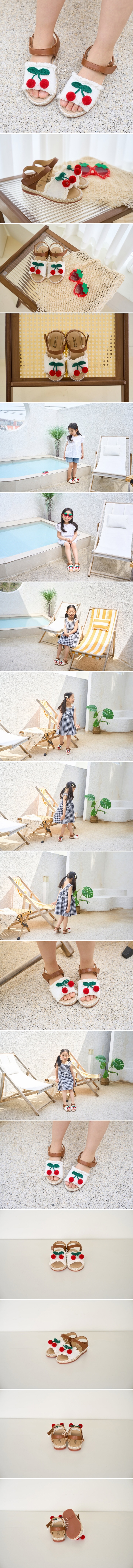 Babyzzam - Korean Children Fashion - #minifashionista - Cherry Jew Sandals