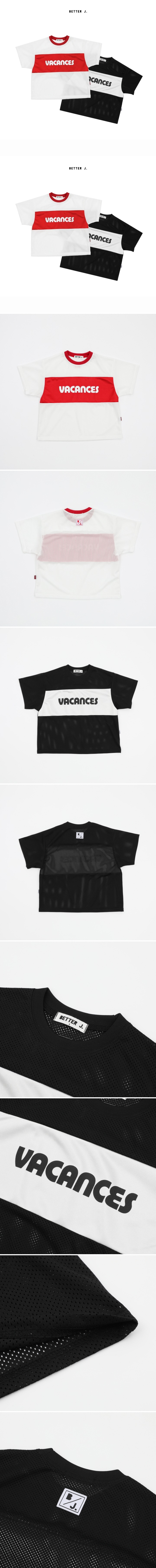 Better j - Korean Women Fashion - #womensfashion - Vacance Mesh Tee (5X-6X) - 2