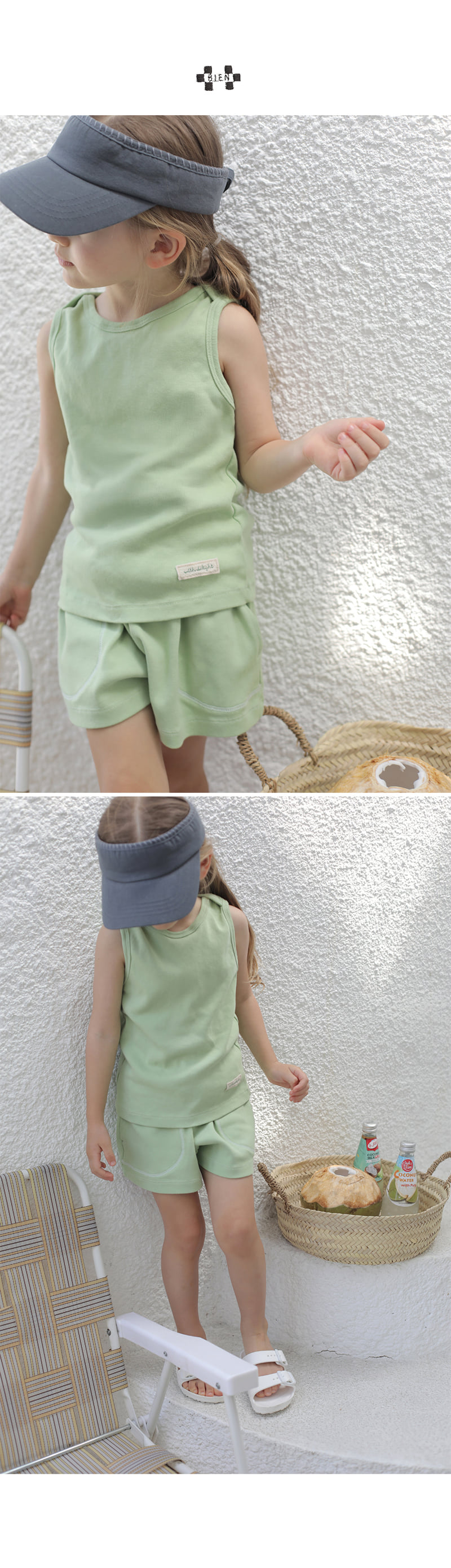 Bien A Bien - Korean Children Fashion - #kidzfashiontrend - Alben Sun Cap - 4