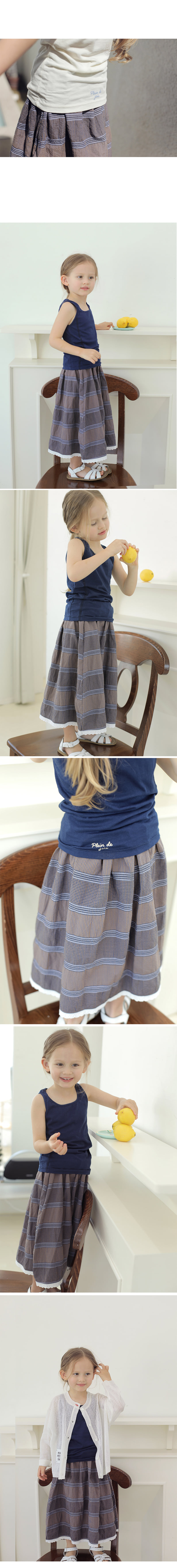 Bien A Bien - Korean Children Fashion - #kidsshorts - Elbos Camisole Top - 8