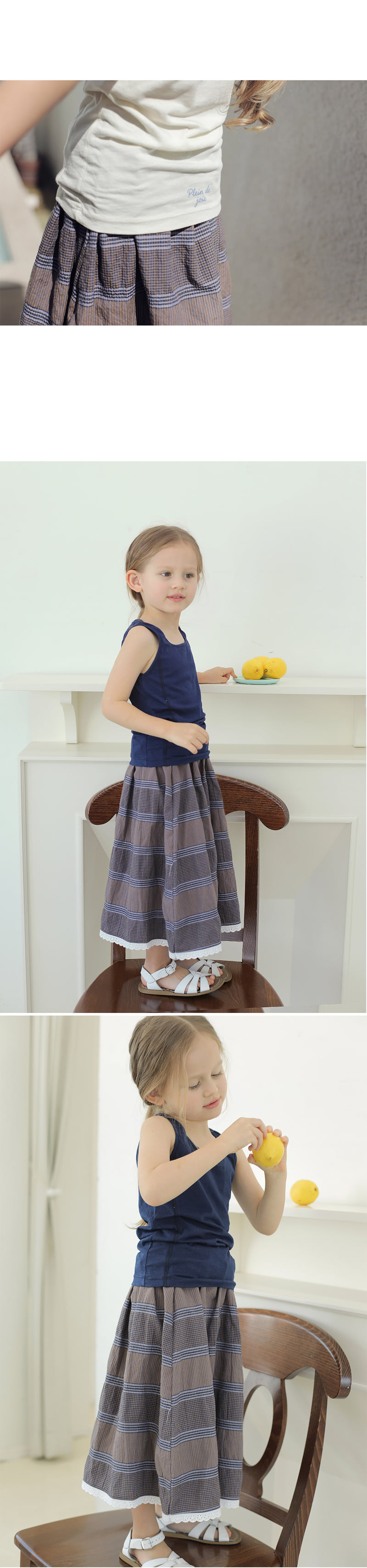 Bien A Bien - Korean Children Fashion - #kidsstore - Elbos Camisole Top - 9