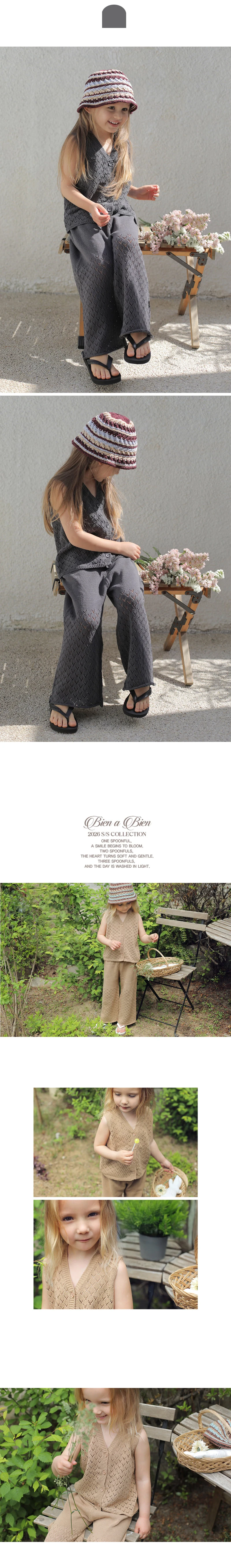 Bien A Bien - Korean Children Fashion - #minifashionista - Mio Knit Vest - 5