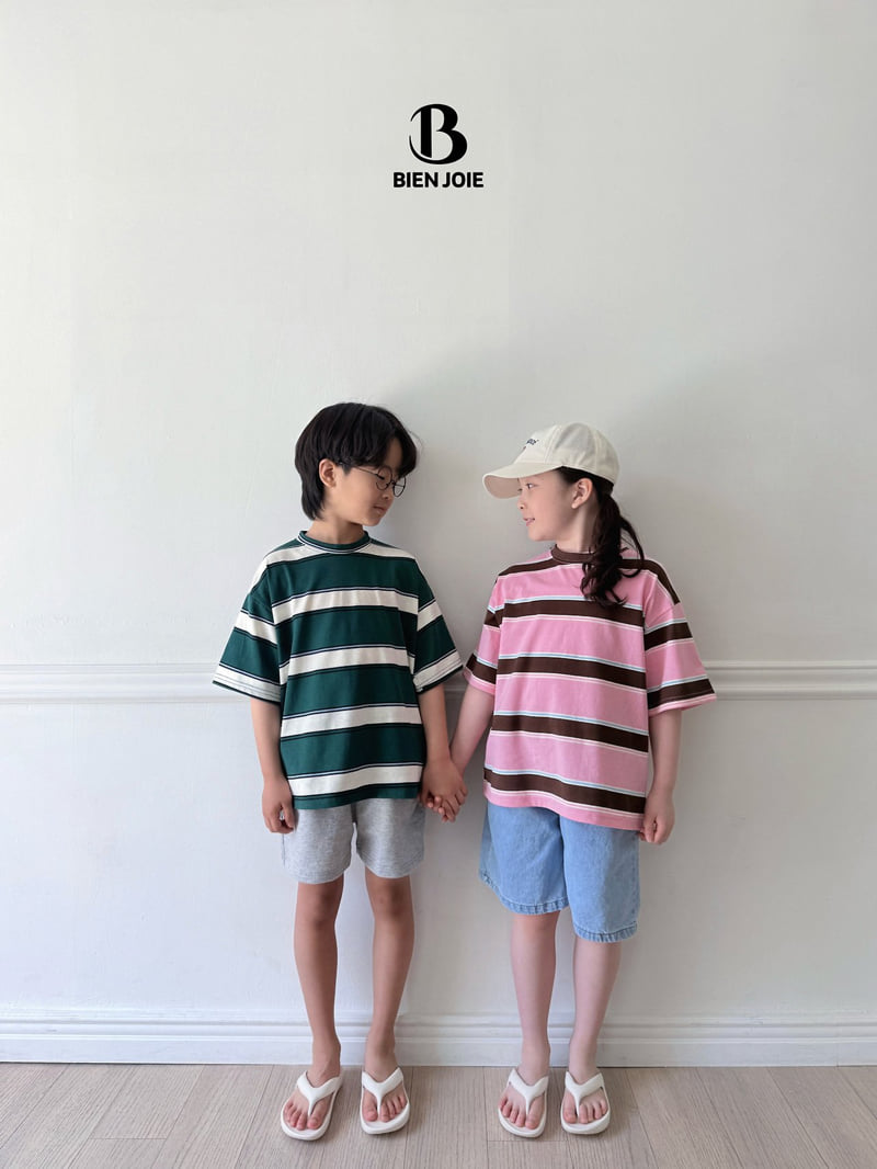 Bien Joie - Korean Children Fashion - #childofig - Poco Striped Tee - 3