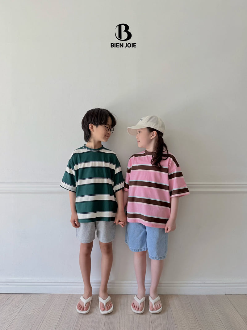 Bien Joie - Korean Children Fashion - #childofig - Poco Striped Tee - 4