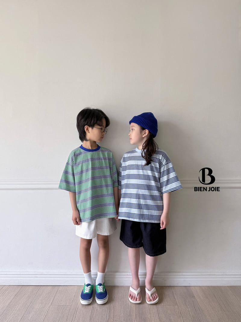 Bien Joie - Korean Children Fashion - #childrensboutique - Link Striped Tee - 3