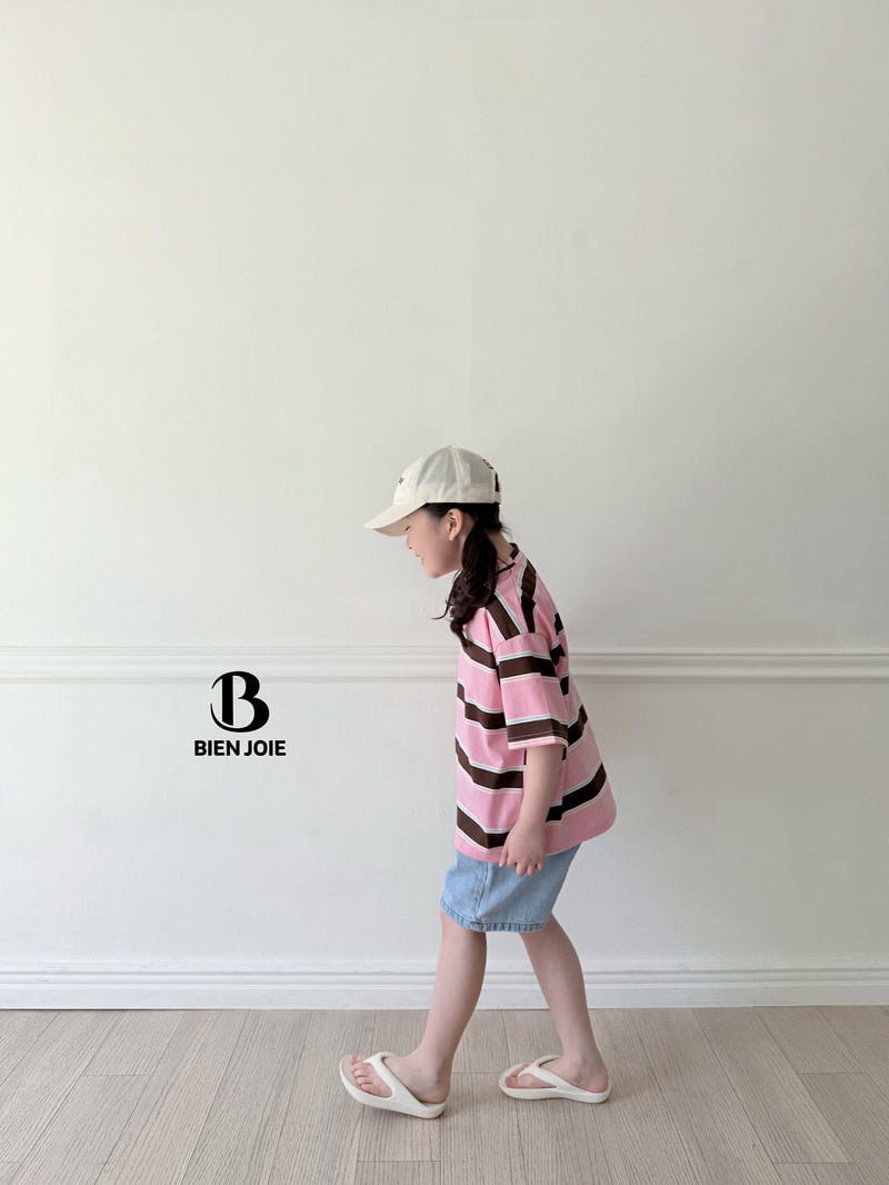 Bien Joie - Korean Children Fashion - #designkidswear - Poco Striped Tee - 6