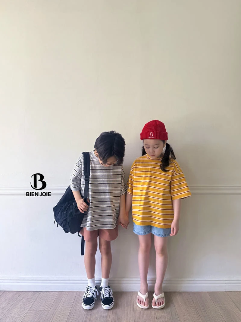 Bien Joie - Korean Children Fashion - #discoveringself - Adele Striped Tee