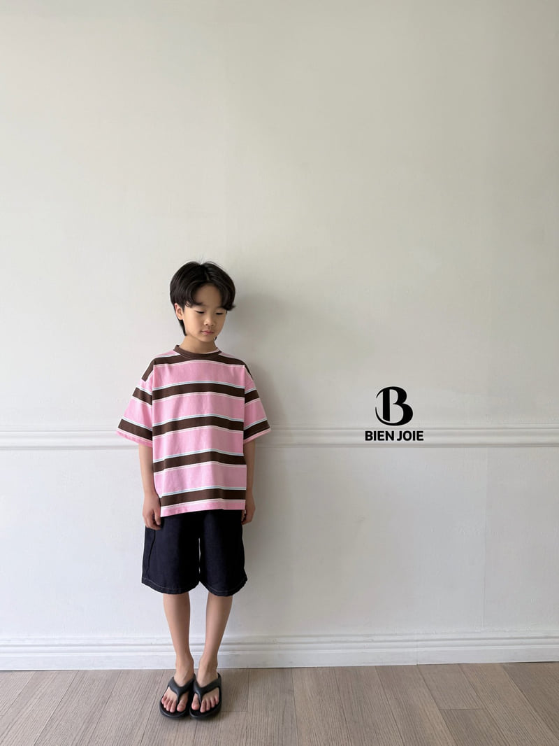 Bien Joie - Korean Children Fashion - #fashionkids - Poco Striped Tee - 8