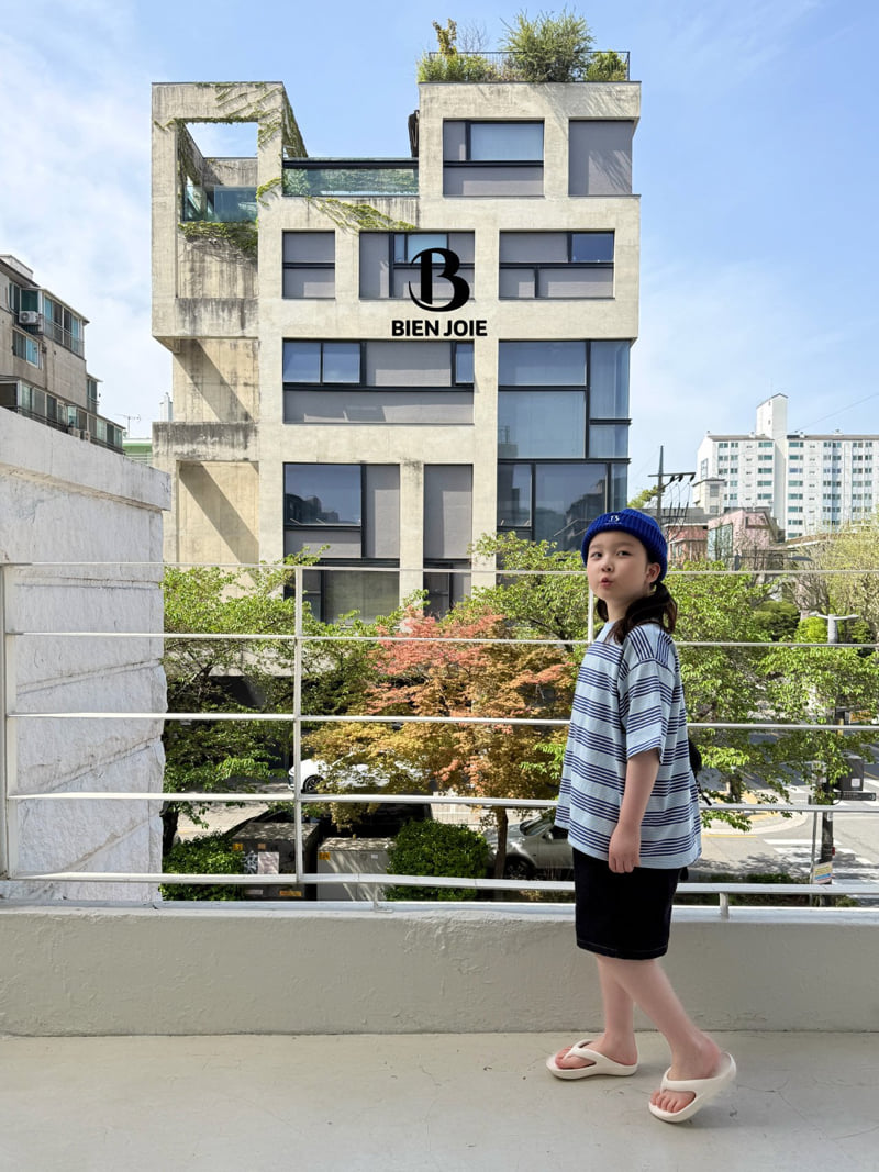 Bien Joie - Korean Children Fashion - #fashionkids - Link Striped Tee - 6