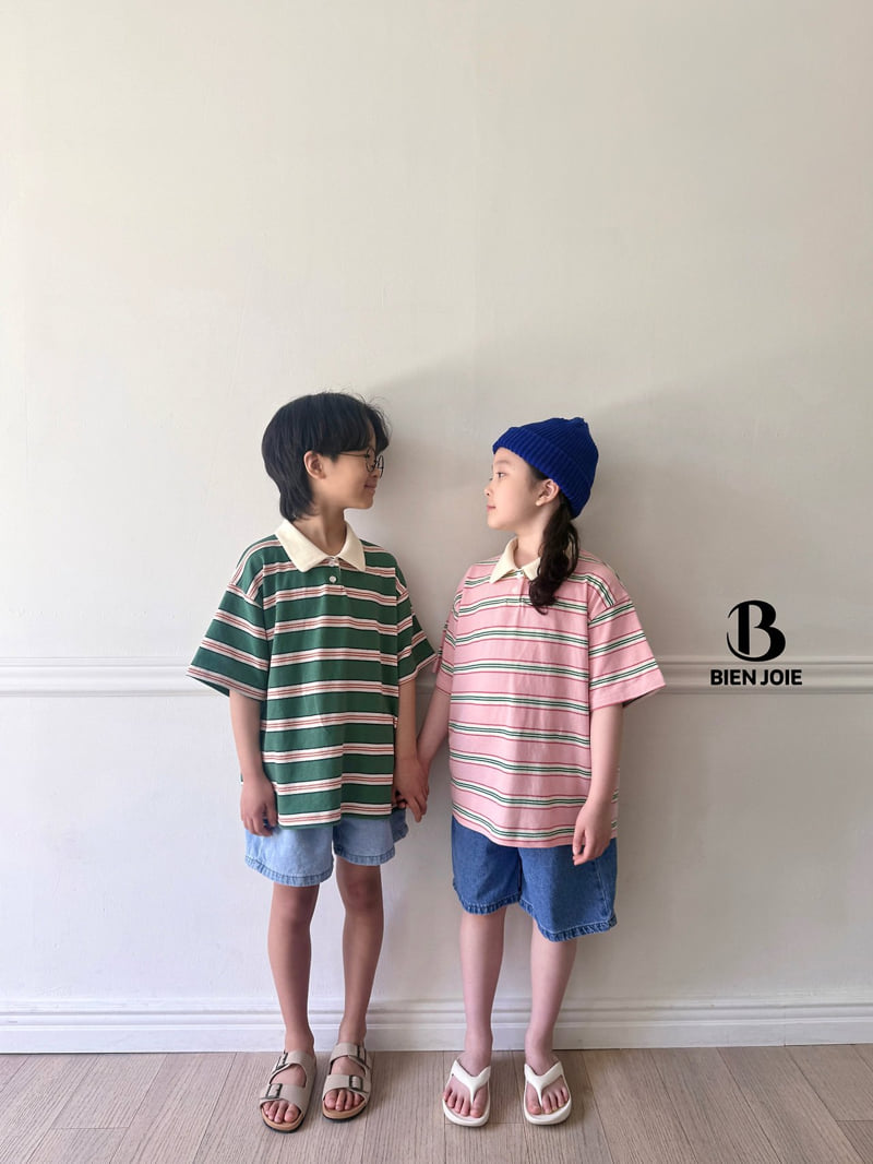 Bien Joie - Korean Children Fashion - #fashionkids - Onion Collar Tee - 4