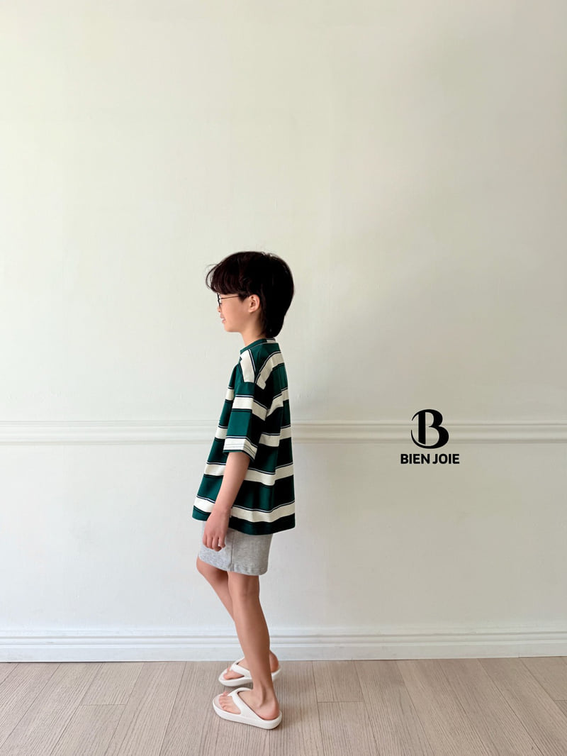 Bien Joie - Korean Children Fashion - #kidsstore - Poco Striped Tee - 10