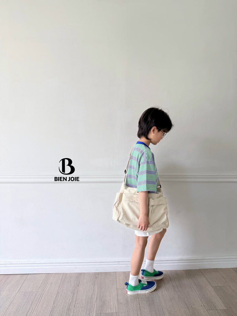 Bien Joie - Korean Children Fashion - #kidsstore - Link Striped Tee - 8