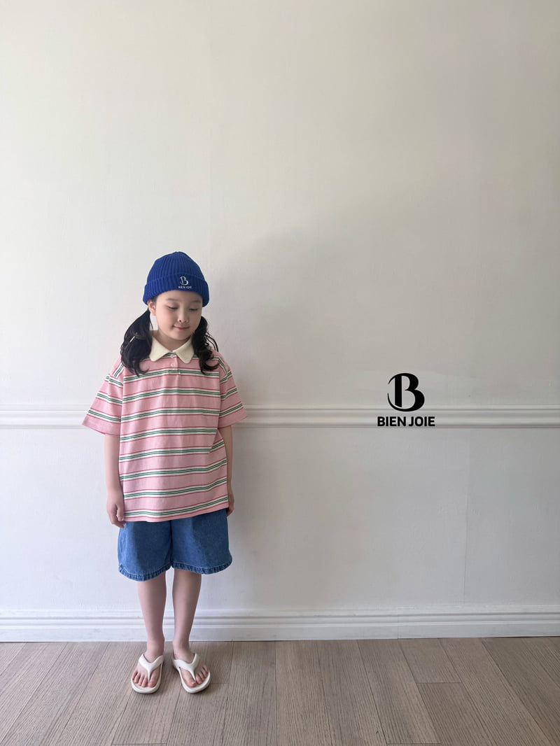 Bien Joie - Korean Children Fashion - #kidsstore - Onion Collar Tee - 5
