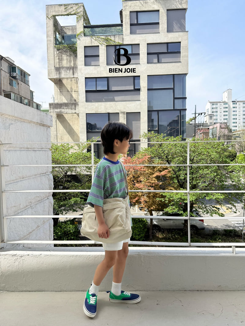 Bien Joie - Korean Children Fashion - #kidzfashiontrend - Link Striped Tee - 9