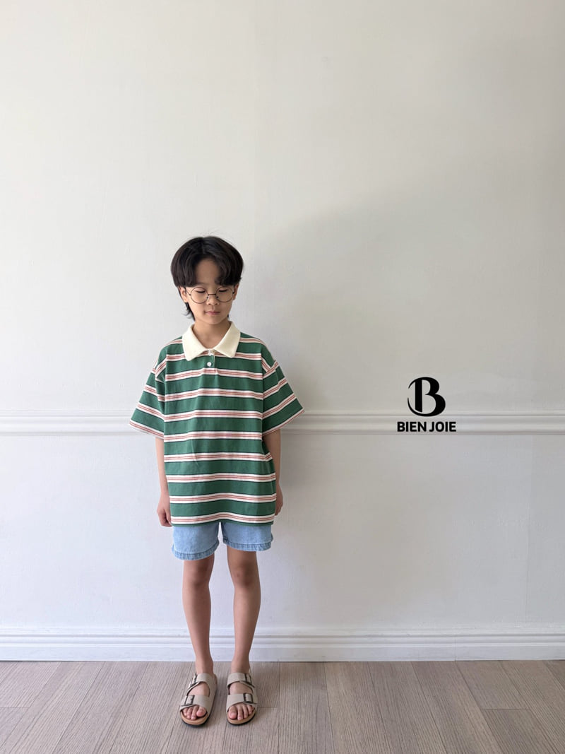 Bien Joie - Korean Children Fashion - #littlefashionista - Onion Collar Tee - 8