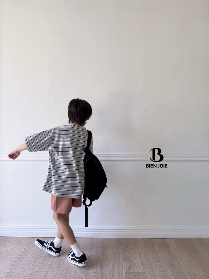 Bien Joie - Korean Children Fashion - #littlefashionista - Adele Striped Tee - 7