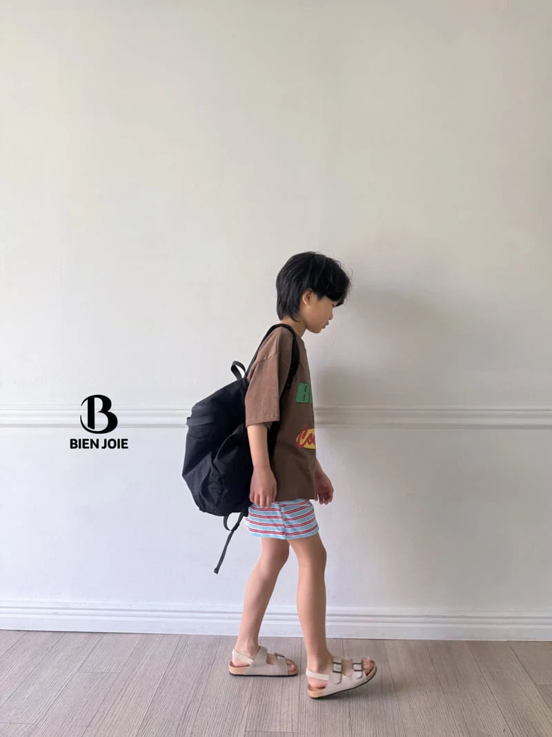 Bien Joie - Korean Children Fashion - #littlefashionista - Taro Striped Pants - 6