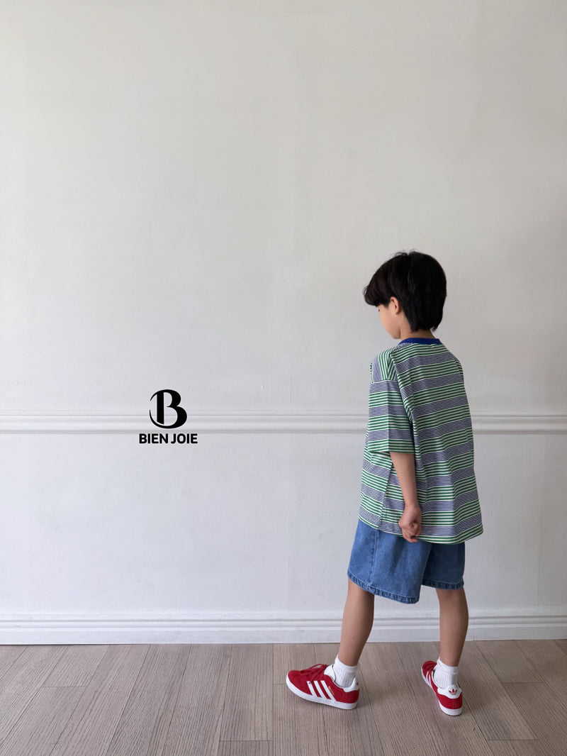 Bien Joie - Korean Children Fashion - #magicofchildhood - Link Striped Tee - 12